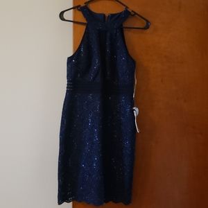 Sequence Navy blue dress